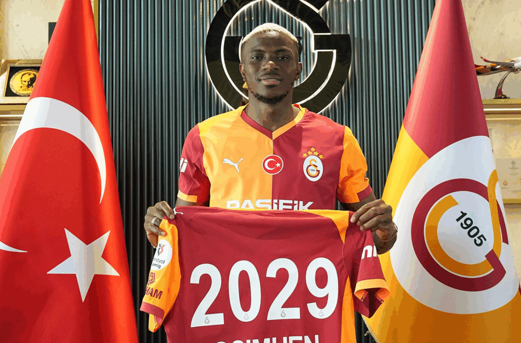 OFFICIAL: Osimhen joins Galatasaray from Napoli in a Turkish transfer record of €75m