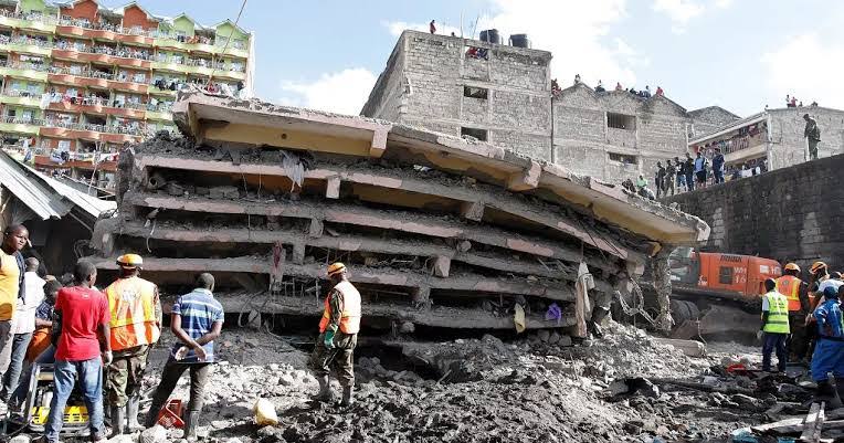 Breaking: Two Rescued Alive as Three-Storey Building Collapses in Abuja’s Life Camp